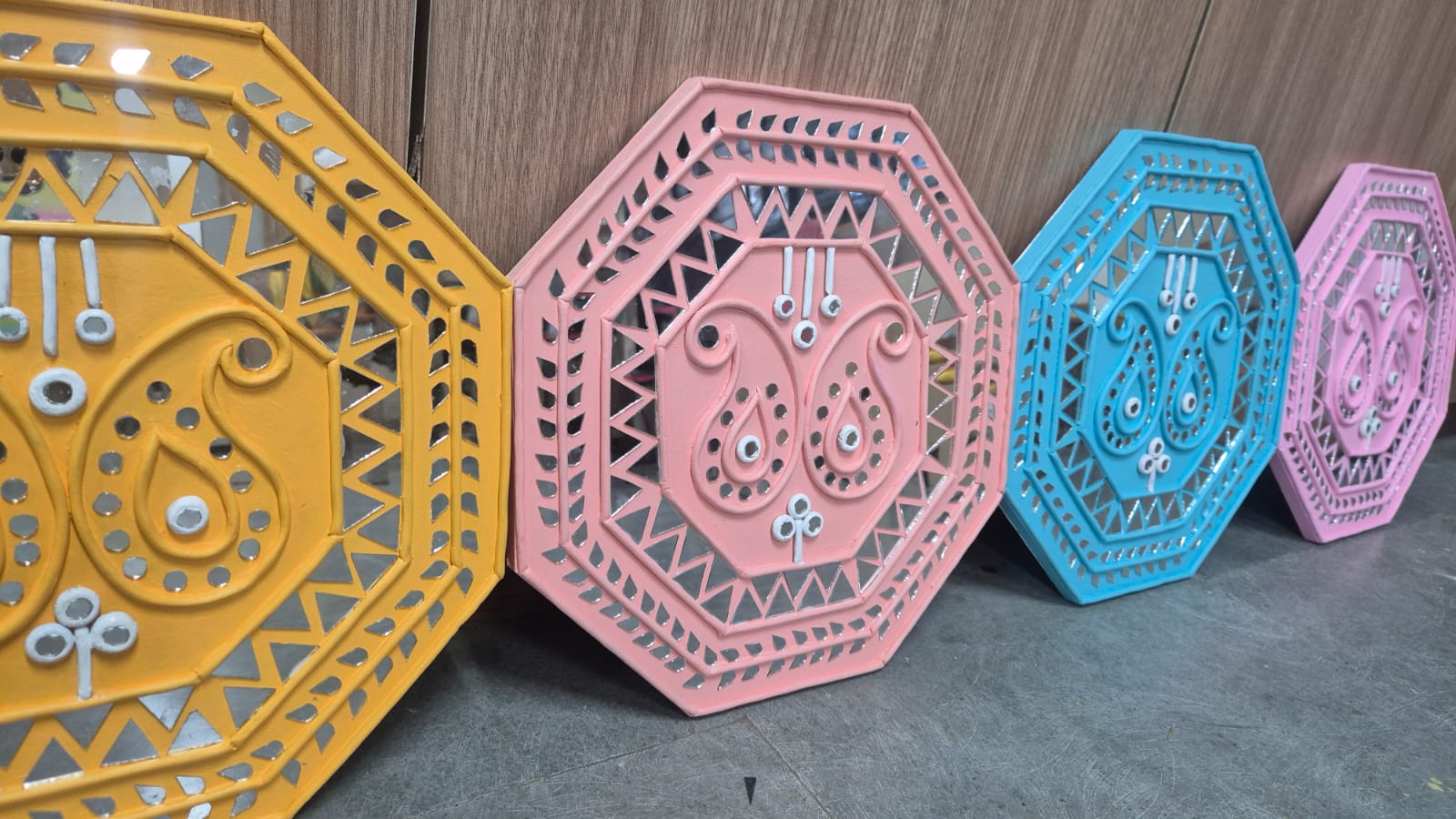 Octagon Mirror Hangings
